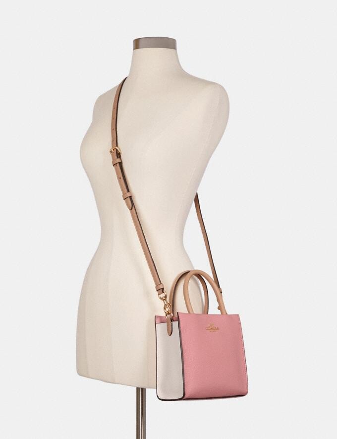 COACH★MINI CALLY CROSSBODY IN COLORBLOCK 5691 100% AUTHENTIC NWT COACH Mini Cally Crossbody In Pink Beige