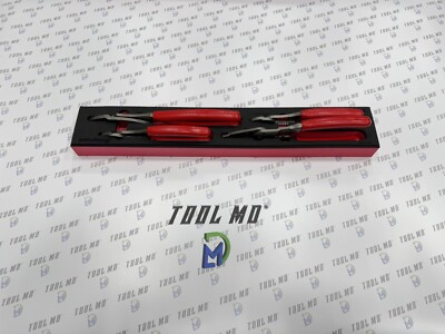 #ad Snap on Tools NEW RED 4pc Stipper Cutter Crimper Pliers Foam Set PWCS400FR $499.95