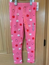 NWT Carter's Pink Fruits Apple Leggings Toddler and Kid Girls many sizes