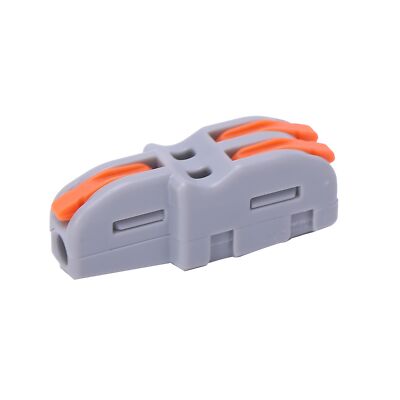20Pcs Quick Terminal Block 1 In 2 Out Wire Connector TShape PushType Wiring CAD