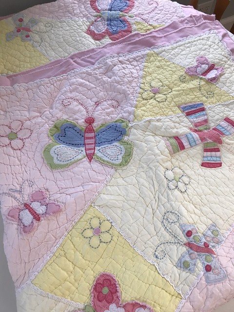 Pottery Barn Kids Butterfly Quilt Twin For Sale Online