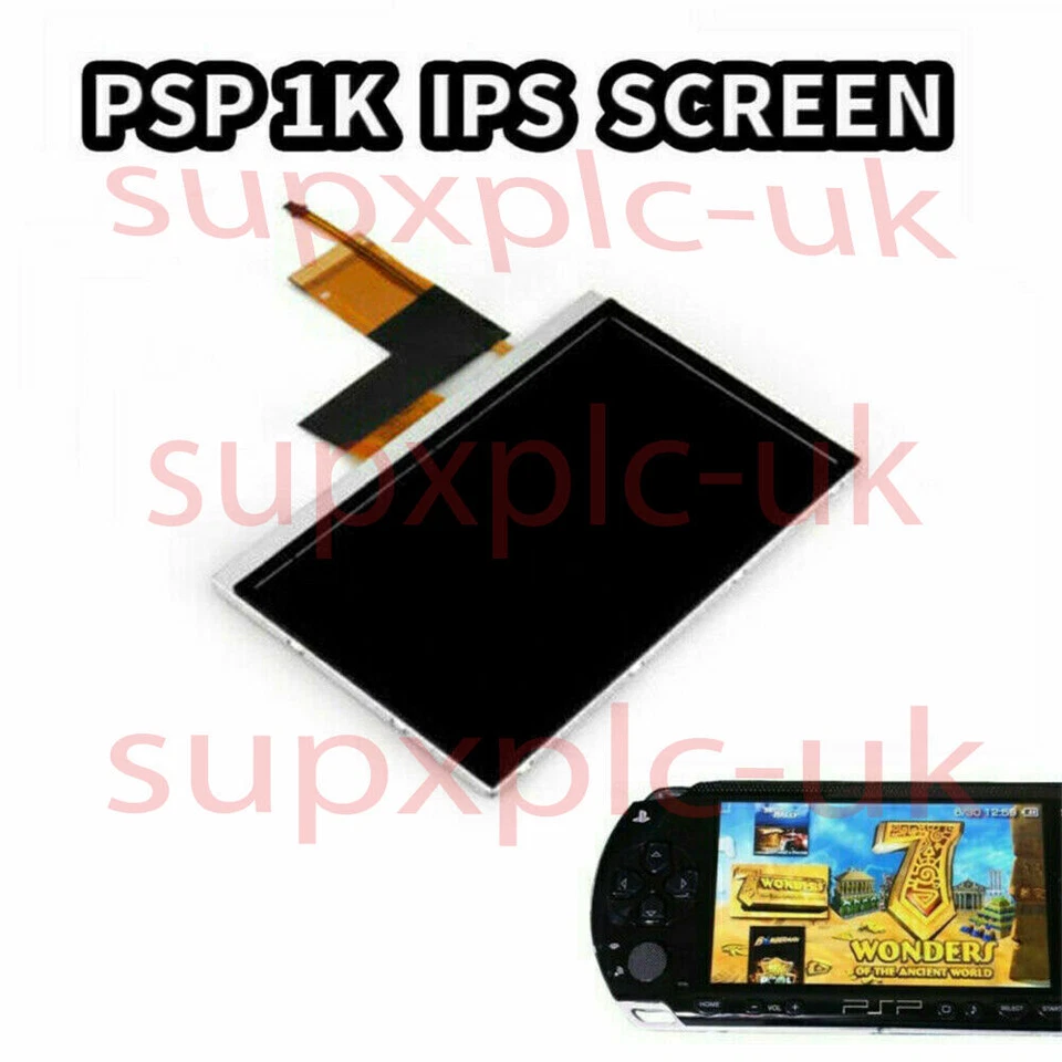For SONY PSP 1000 IPS 4.3" 480 x 272 IPS Screen Mod Kits LCD Backlight NEW~ - Image 2 of 4