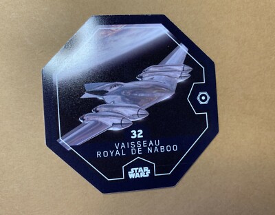 STAR WARS ROGUE ONE Token 32 ROYAL SHIP NABOO Cosmic E.Leclerc DISNEY Image