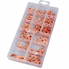 150X Fuel Injector Copper Washers Seal Rings For Diesel Injector Ports Set CS