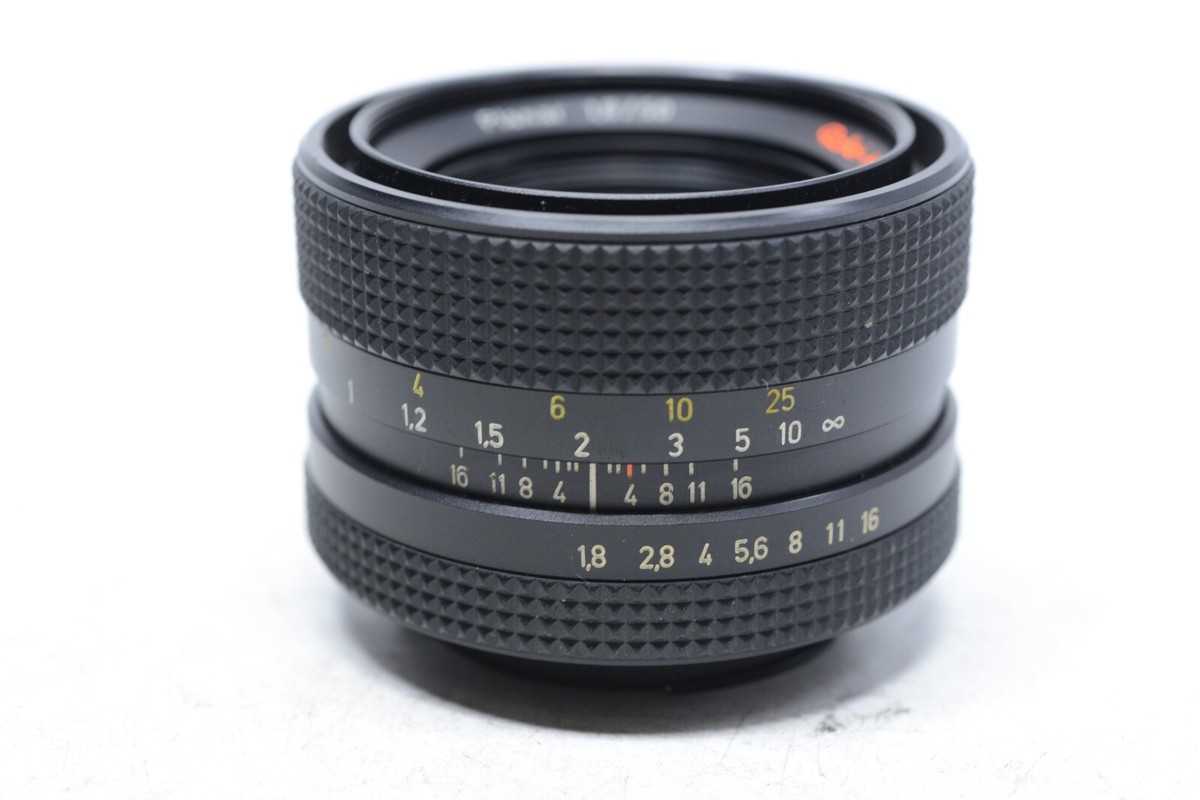 Rollei HFT Zeiss Planar 50mm f/1.8 Lens with front Cap QBM Mount