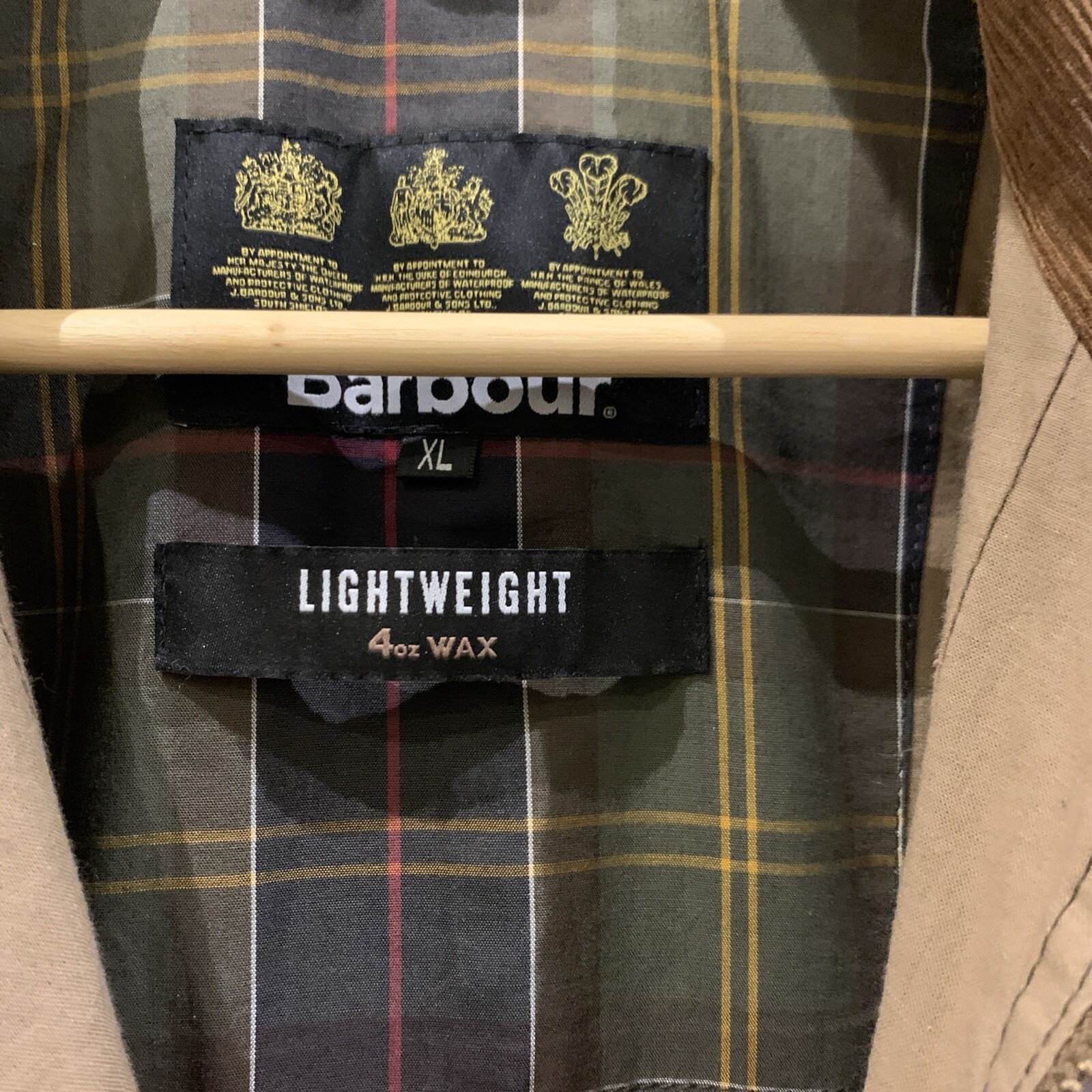 Barbour Ogston Waxed Cotton Lightweight Field Jacket, Dark Sand XL eBay