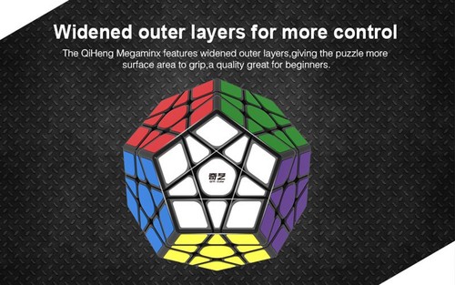 12 Sided QiYi Megaminx QiHeng Speed Cube Magic Twist 3D Puzzle Brain Teaser - 第 6/6 張圖片