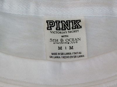 T-shirt VARSITY CREW Victoria's Secret PINK NATION - Édition Limitée - Taille S Femme - Neuve Avec étiquettes