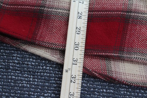 Camisa con botones de franela a cuadros 100 % algodón Orvis, hombre XL, pesca con mosca roja tareas de granero - Imagen 9 de 15
