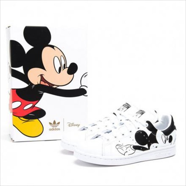 Size 7.5 - adidas Stan Smith x Mickey Mouse Black \u0026 White 2020 for sale  online | eBay
