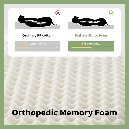 Tedi’s Orthopedic Dog Calming Bed Pet Memory Foam Mat Washable Waterproof Large - Picture 15 of 33