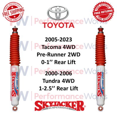 #ad Skyjacker Hydro Rear Shock Absorber Pair For Toyota Tacoma 0 1quot; amp; Tundra 1 2.5quot; $105.92