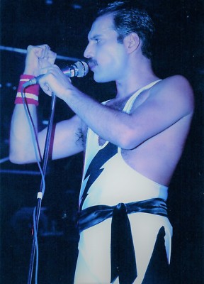 FREDDIE MERCURY PHOTO 1984 UNIQUE UNRELEASED QUEEN IMAGE 12INCH EXCLUSIVE TINTED
