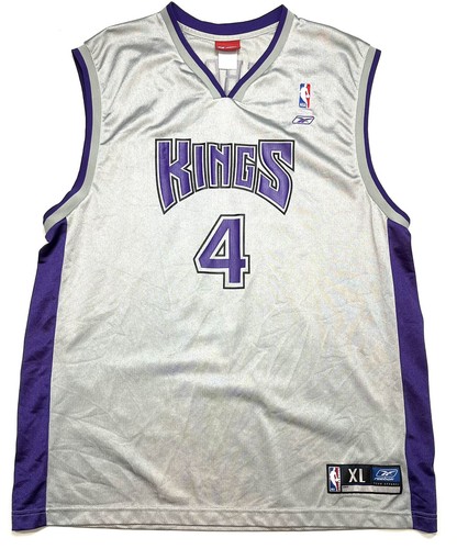 vintage Sacramento Kings Chris Webber 4 Jersey Mens XL Reebok