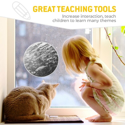2 x Vinyl Stickers 25cm (bw) - Fish School Ocean Sea Nature #37985 - 第 5/8 張圖片