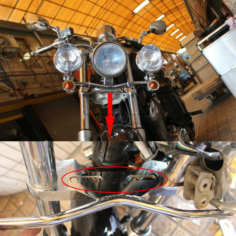 Passing Turn Signal Spot Fog Light Bar Kit Fits Honda Valkyrie