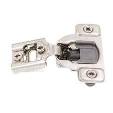 20 Pack (10 Pairs) 1/2" OVERLAY SOFT CLOSE Face Frame Compact Cabinet Hinge