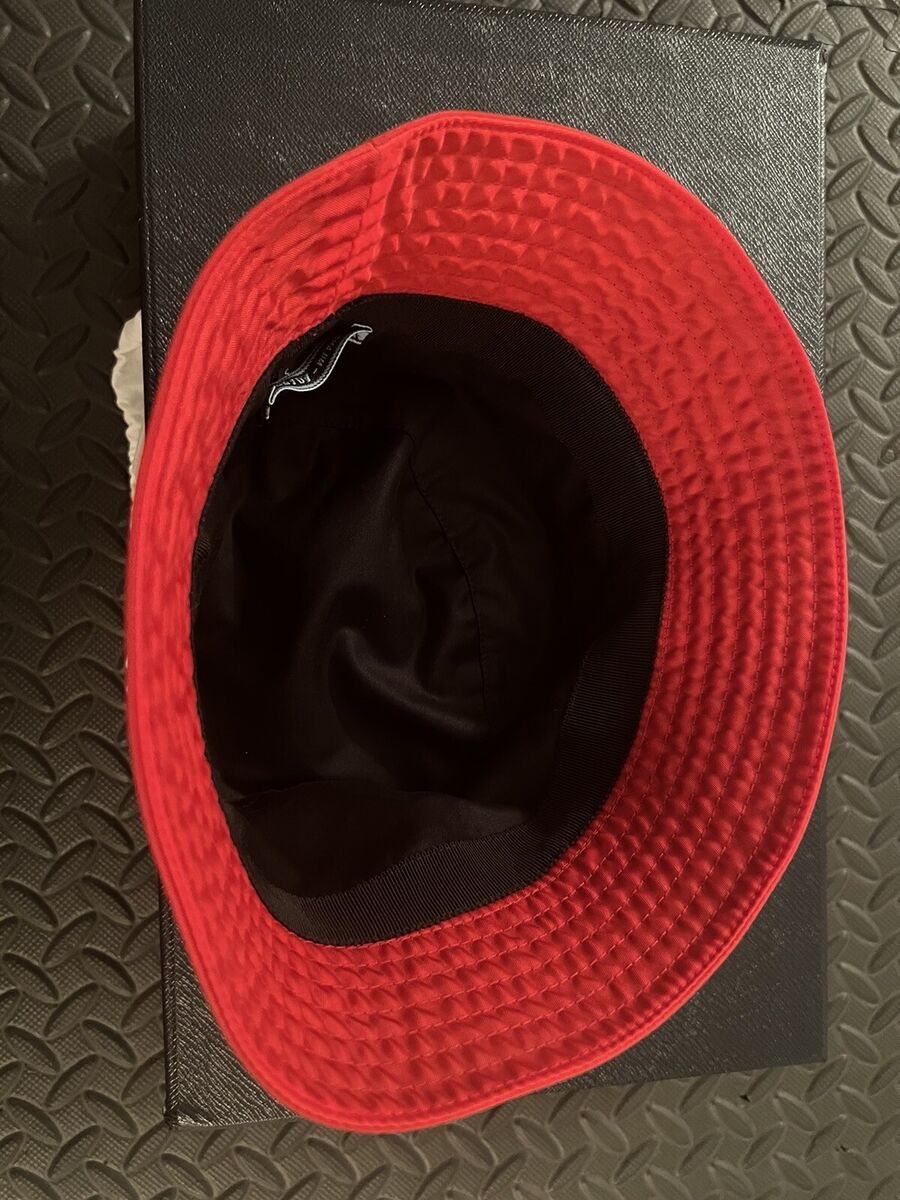Prada Nylon Bucket Hat Red Size S | eBay Prada Nylon Bucket Hat Red Size S | eBay