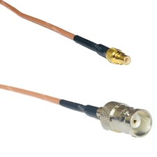 RG316 SMC MALE to BNC FEMALE RF Cable Rapid-SHIP LOT