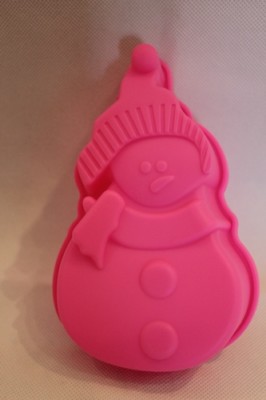 Silikon Schneemann Kuchenform Weihnachten Fondant Muffin Kinder Backen Gelee Handwerk