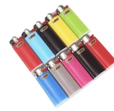 Bic Mini Lighters Lot Of 10 Small Size Assorted Colors  Brand New 