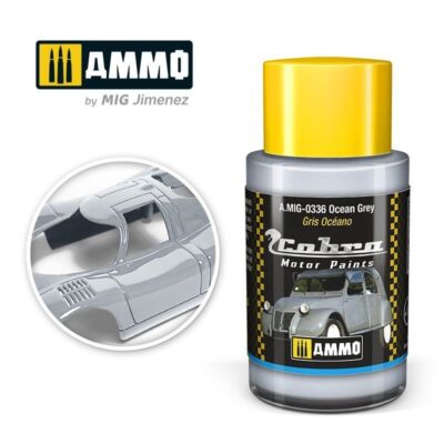 Ammo MIG 0336 - Cobra Motor Ocean Grey 30ml - Neu