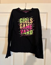 Girl s Blk Danskin top Sz 10-12