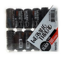 12 Pieces Hair Weaving Thread Selection Black...