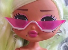 OMG LOL Surprise Fashion Clothes Lady Diva Pink Pointed Glasses. NEW!