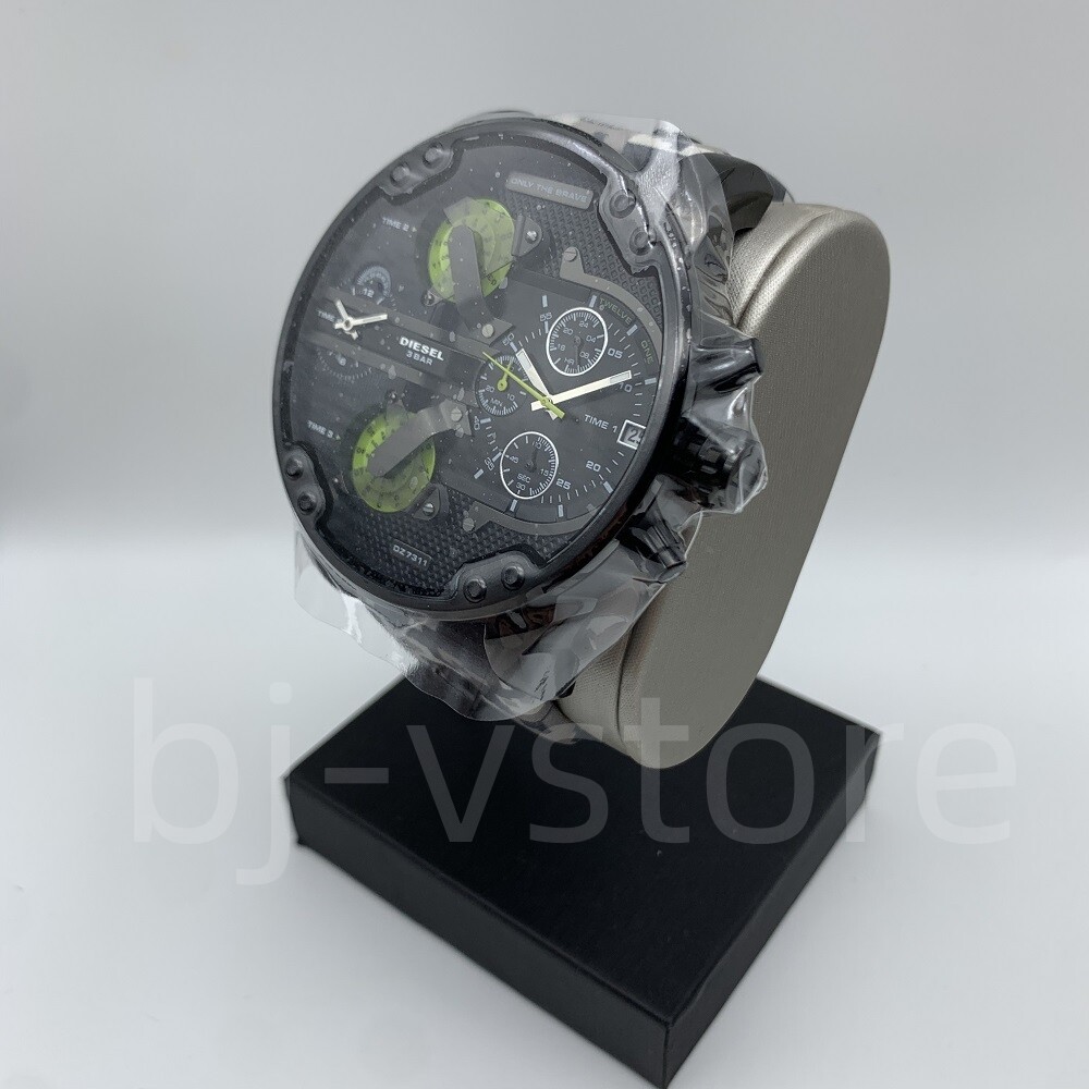 Diesel DZ7311 Mr Daddy Chronograph Black Dial Multicolor Leather