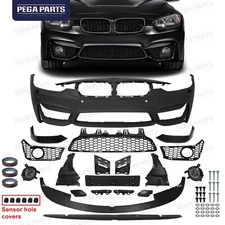 Front Bumper Cover Grille M3 Style Conversion Kit For BMW 3 Series F30 2012-2019