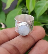 Moonstone Ring 925 Sterling Silver Beautiful Gemstone Handmade Ring Gift Her