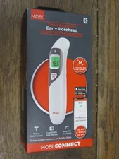 Mobi Connect Smart Bluetooth Ear + Forehead Dualscan Thermometer NEW