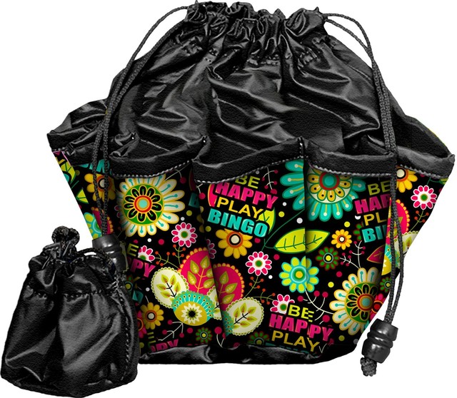 CATS IN ASSORTED PRINT CLOTH ''9 POCKET'' BINGO BAG HANDMADE eBay