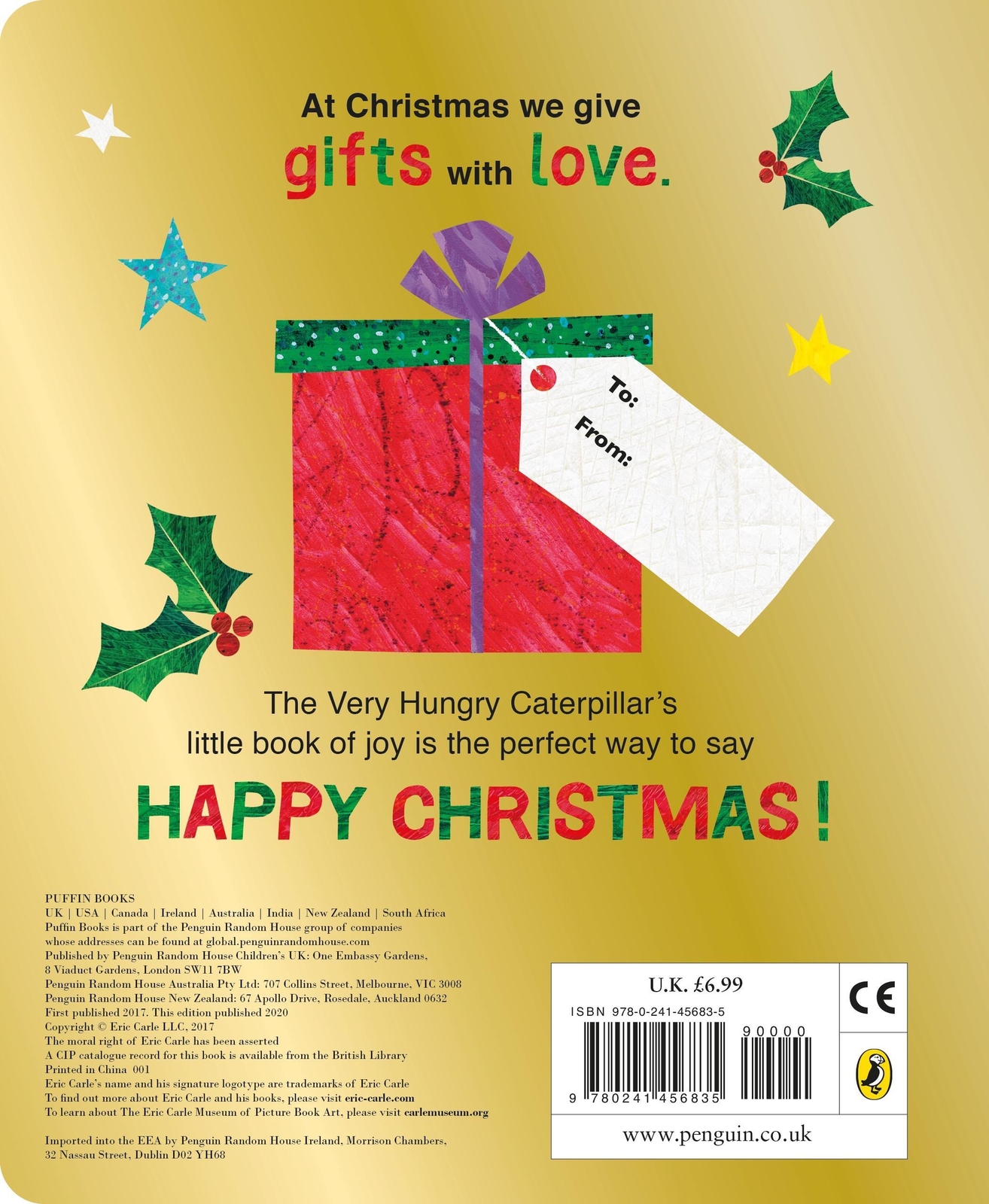 Thumbnail - Eric Carle | Happy Christmas From The Very Hungry Caterpillar | Buch |