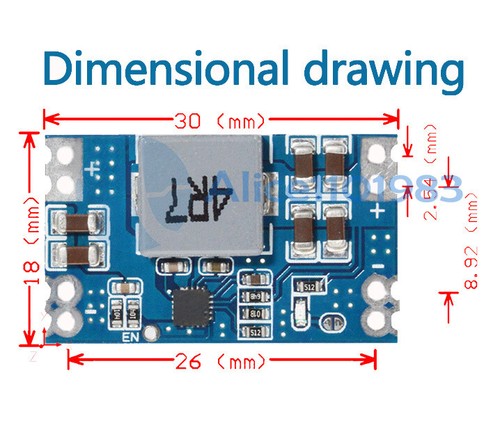 5A DC-DC Mini560 DC Step-down geregeltes Netzteilmodul 3,3 5V 9V 12V - Bild 3 von 21
