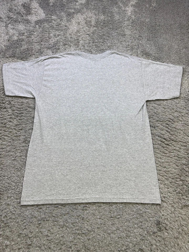 LSU Tigers Shirt Men Large Gray 2003 NCAA College World Series Road To Omaha Vtg - Image 2 of 4