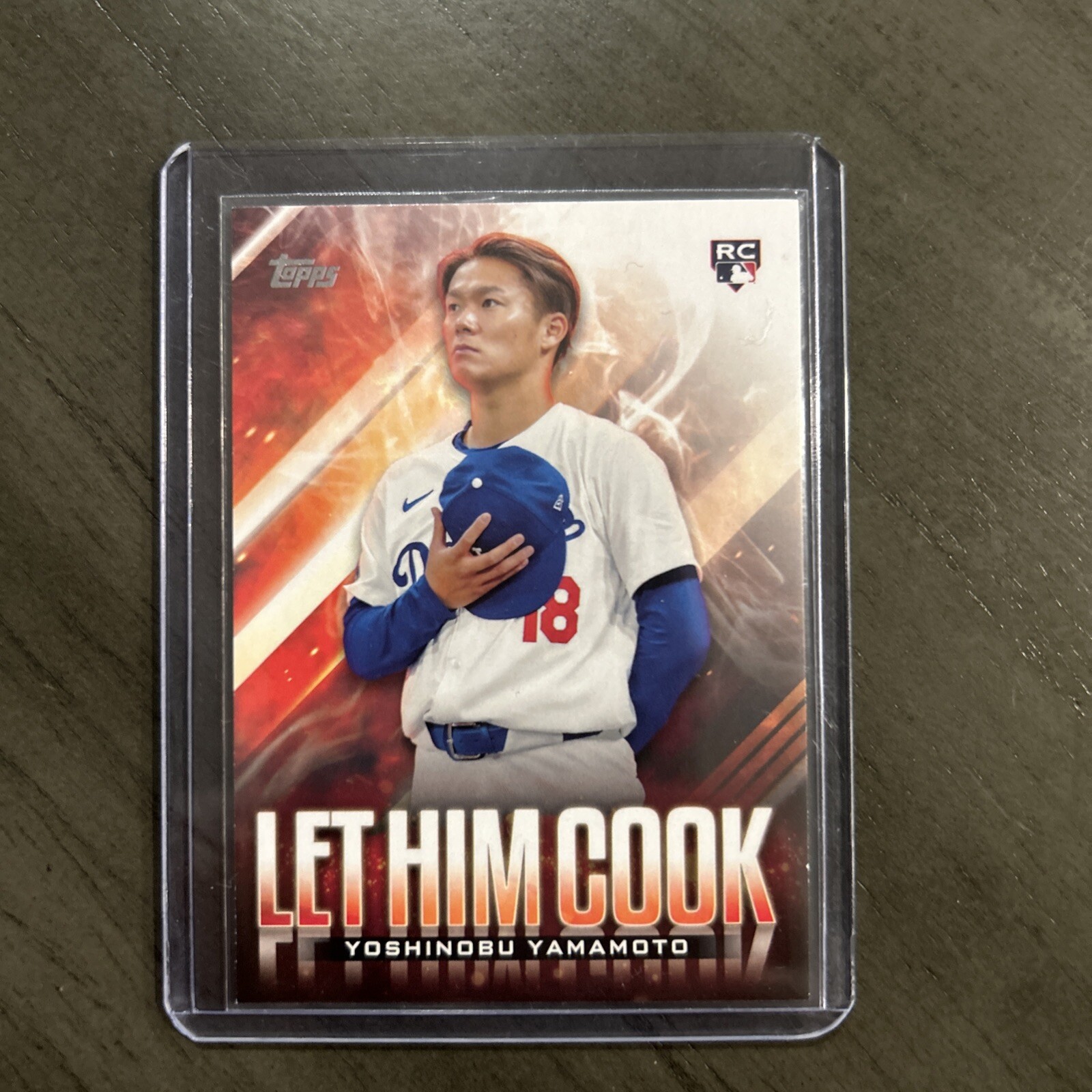 Yoshinobu Yamamoto Rookie 2024 Topps Let Him Cook Card Update Series Rc #lhc-15