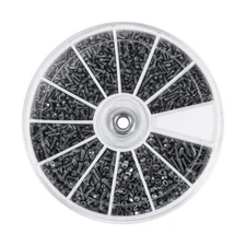 12 Kinds M1 M1.2 M1.4 M1.6 Small Screws Assortment Kit - Mini Screws Set Hand...