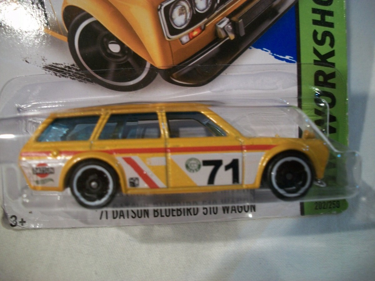 Hot Wheels HW Workshop '71 DATSUN BLUEBIRD 510 WAGON Set OF