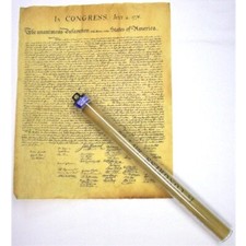 DECLARATION OF INDEPENDENCE FULL SIZE REPLICA ANTIQUED PARCHMENT 23 X 29 NEW