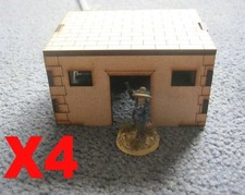 28mm 4 Sheds Outbuildings Laser Cut MDF Building Scenery  Infinity Bolt Action 