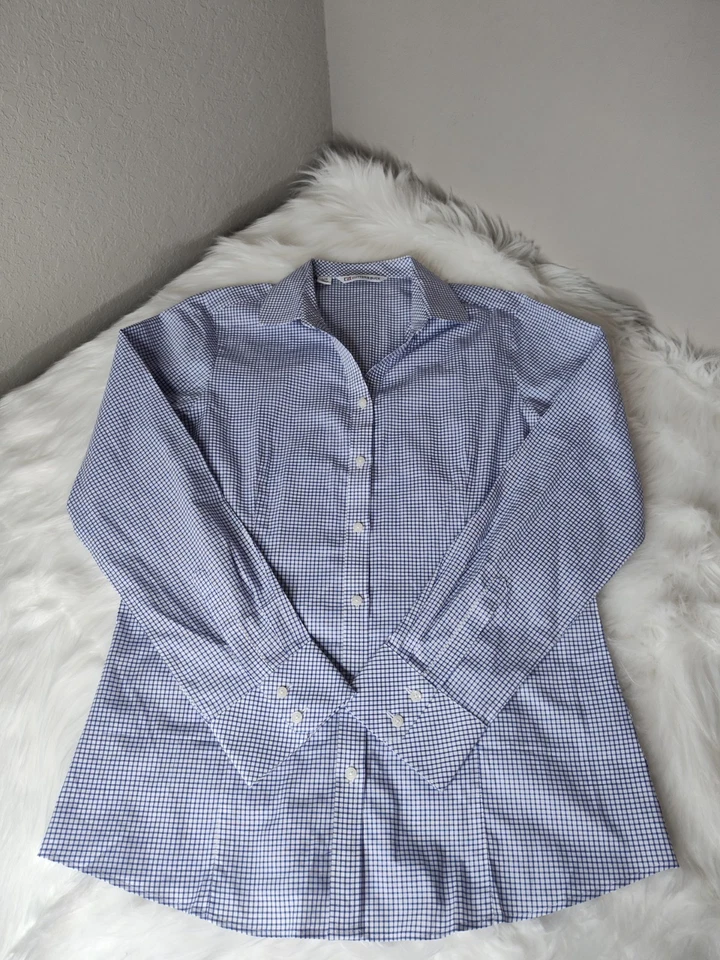 Camisa para mujer Cutter & Buck Epic Easy Care manga larga cuello tattersall Foto 3 de 4