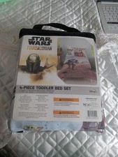 Disney Star Wars Mandalorian 'The Child' 4pc Toddler Bed Set