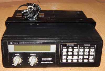 Vintage Realistic 200 Channel Pro-2021 Scanner Direct Entry Programmable WATCH