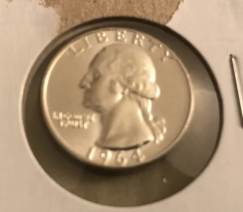 1964-D Washington Quarter- 90% Silver BU