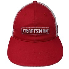 Craftsman Snapback Trucker Hat Red One Size A...