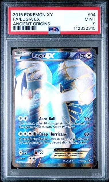 Pokémon TCG Professional Sports Authenticator (PSA) Grade 9 XY