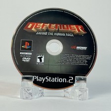 DEFENDER Saving the Human Race (PlayStation 2 PS2)  DISC ONLY Tested Works