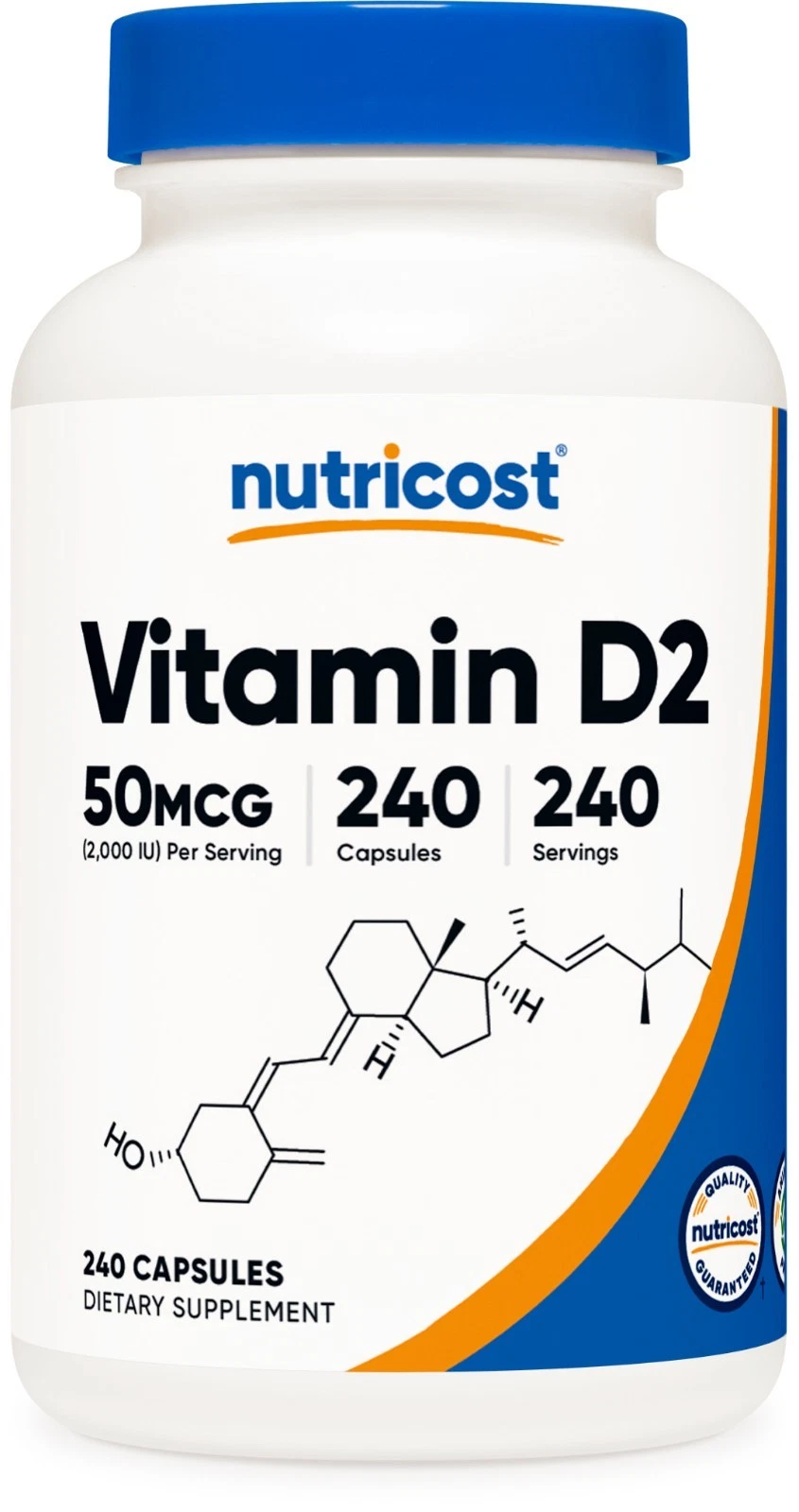 NC Vitamin D2 Bottle